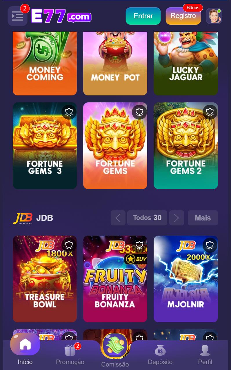 e77.Com - Caça-Níqueis Online Cassino